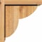 Ekena Millwork Crestline Rough Sawn Corbel w/Backplate, Western Red Cedar, 8"W x 10"D x 10"H COR08X10X10CRE01RWR - alternate 4